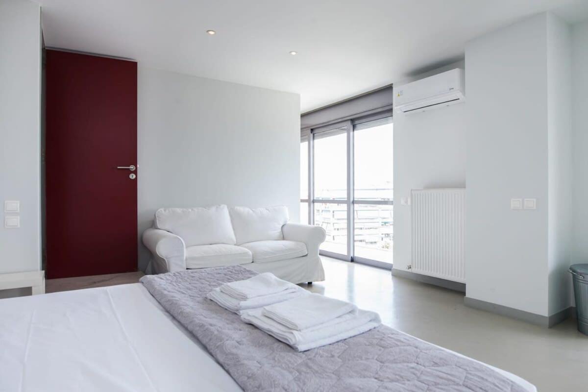Penthouse With 360 View Of Athens And Private Gym Apartment Ngoại thất bức ảnh